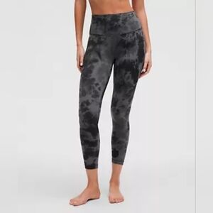 SOLD Lululemon High Rise Align 25" Size 10 Diamond Dye Grey